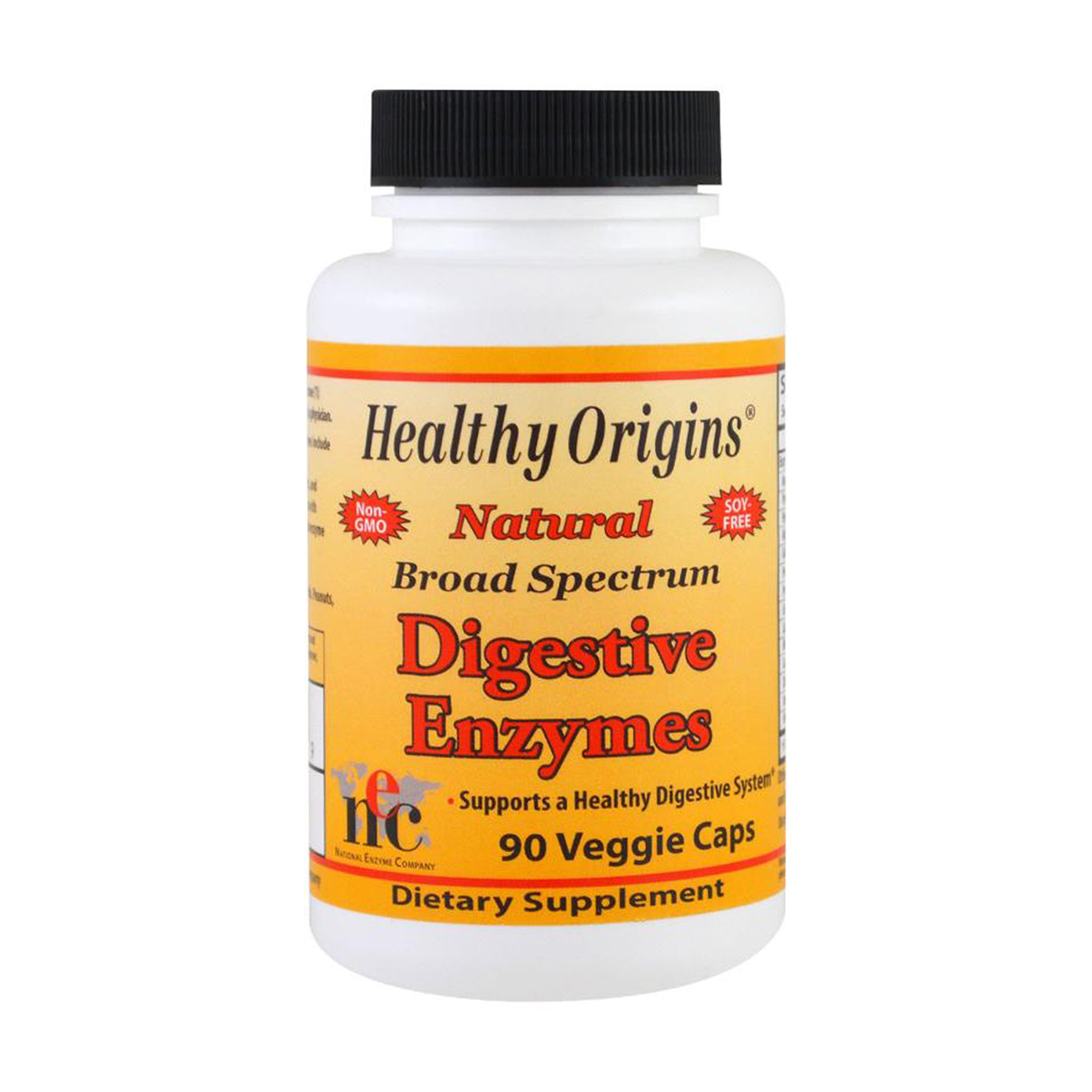 Ферменти для поліпшення травлення Healthy Origins Digestive Enzymes, 90 веганських капсул